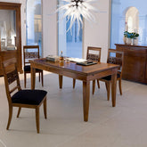 Tavolo rettangolare allungabile classico in legno di ciliegio L 160-180, collezione Arte Piombini Mobili Classici Italiani 8833-8838