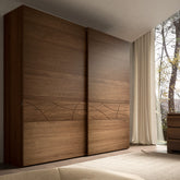 Moderner Kleiderschrank mit Stauraum aus Walnussholz Modigliani Piombini 8294F