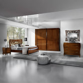 Camera Da Letto Matrimoniale Classica Completa In Legno Finitura Ciliegio Collezione Arte Visconti Piombini CAM01