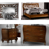 CameradaLettoSmartconBoxMatrimonialeClassicainCiliegioArteVisconti