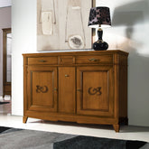 Credenza Classica In Legno Con Decoro Collezione Arte d'Este Piombini Mobili Classici Italiani P3009