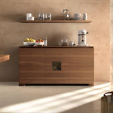 alt
Small modern three-door sideboard in walnut wood with a central marble insert from the Modigliani collection by Piombini. Compact and elegant design, ideal for the kitchen or living area. High-quality Italian craftsmanship that blends functionality with contemporary style.