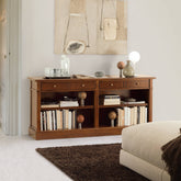 Libreria Classica Due Cassetti Due Ripiani In Ciliegio Arte Piombini 8847