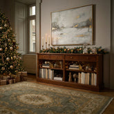 Libreria Classica Due Cassetti Due Ripiani in Ciliegio Arte