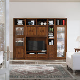 Parete Soggiorno Classico In Legno Collezione Arte D_Este Piombini Mobili Classici Italiani P3053