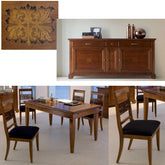 Salle à manger Smart Buffet classique en cerisier marqueté Art