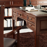 Scrivania Scrittoio Classico Laccato in Legno di Ciliegio Collezione Arte Piombini Mobili Classici Italiani