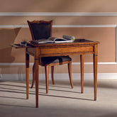 Scrivania Piccola Classica Cassetto Tiretto E Pelle Arte Tiziano Piombini