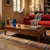 Tavolino rettangolare Classico Intarsiato un Cassetto Arte Tiziano Piombini RH933