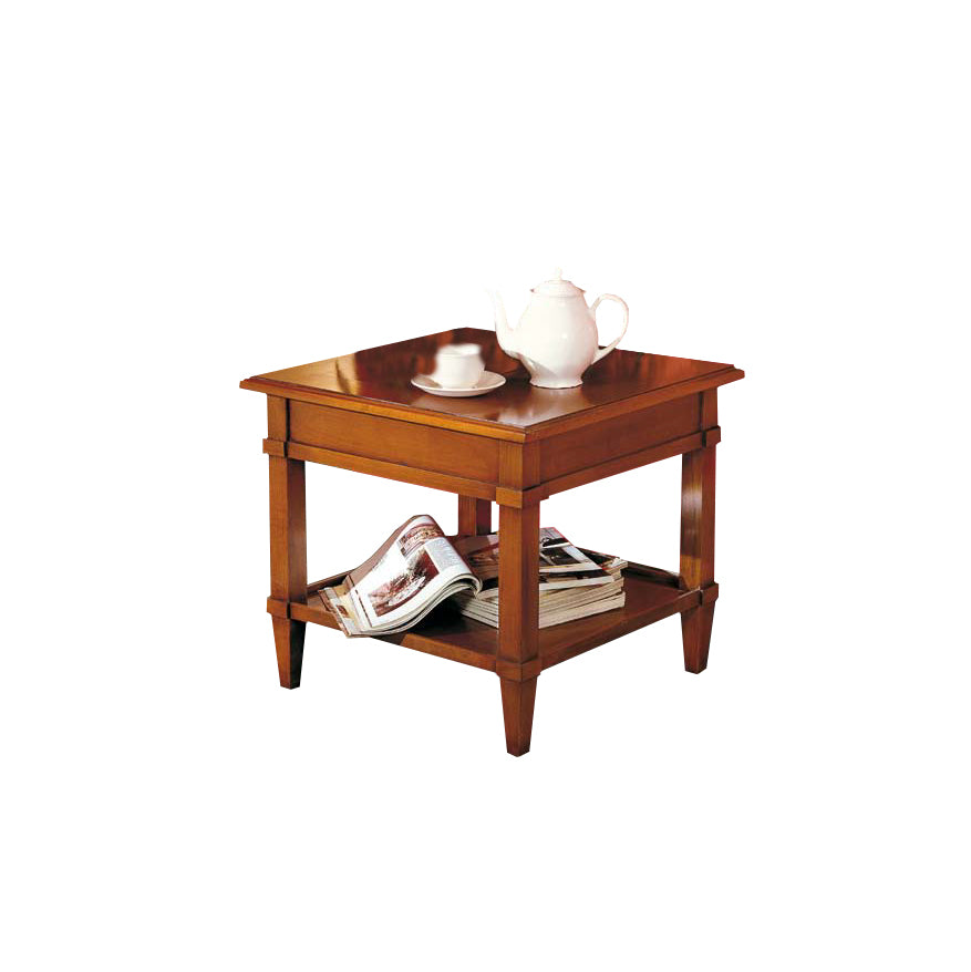 Classic Square Table in Cherry Arte Piombini – Piombini Mobili