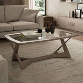 Tavolino Rettangolare Moderno Sagomato In Frassino Modigliani Piombini 8345