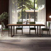 Tavolo Moderno In Noce Naturale Collezione Modigliani Piombini 8230/240