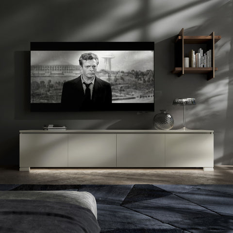 Mobile TV 4 Porte con Marmo e Luci a Led – Modigliani
