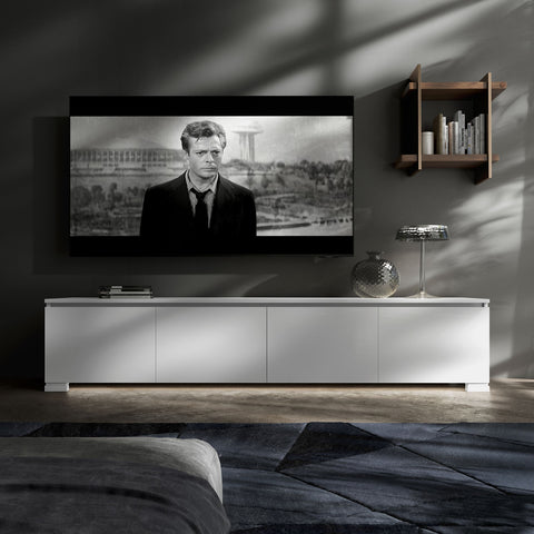 Mobile TV 4 Porte con Marmo e Luci a Led – Modigliani