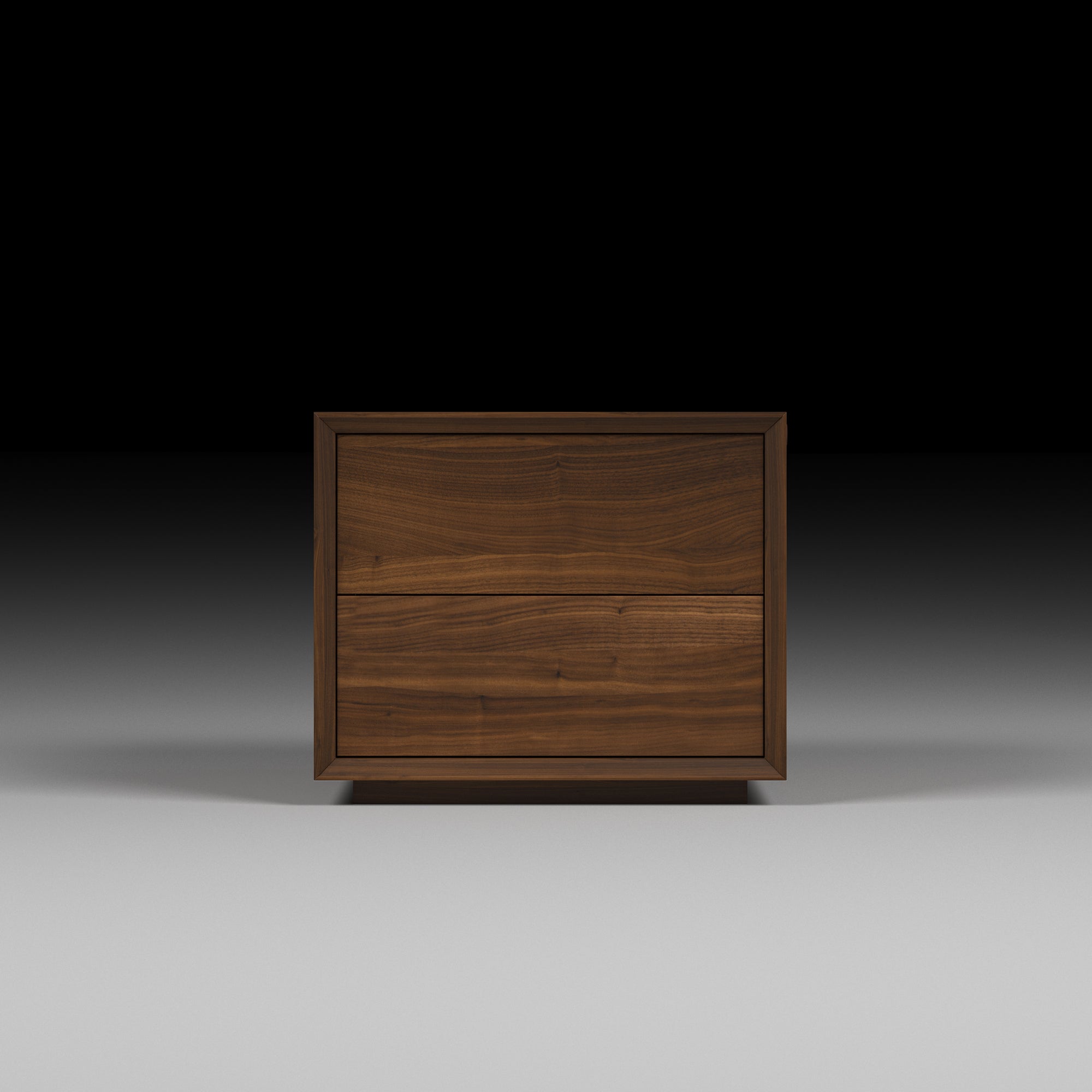 Comodino contenitore moderni in legno di noce Edizione iQuadri Modigliani Piombini IQDZ-4_SD