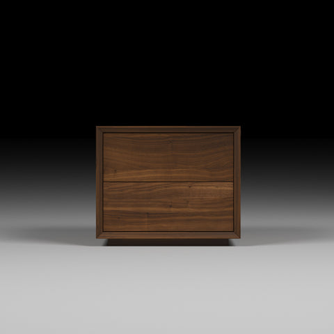 Comodino contenitore moderni in legno di noce Edizione iQuadri Modigliani Piombini IQDZ-4_SD
