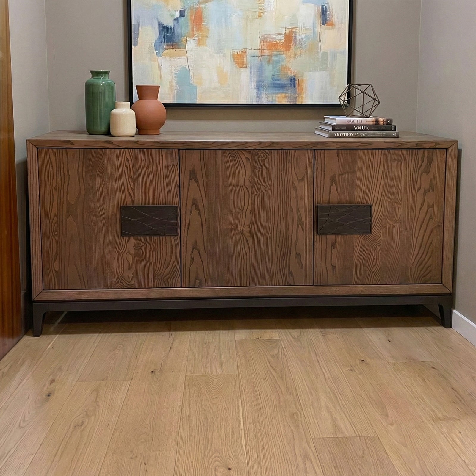 Credenza Madia Contenitore Moderna in legno di frassino Collezione Modigliani Piombini P7039
