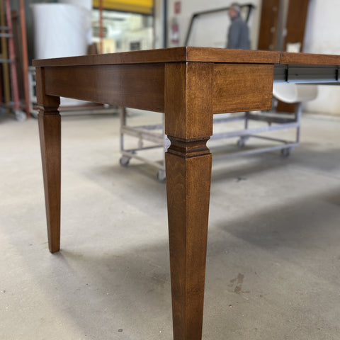Console Tavolo Grande Rettangolare Piombini Tiziano RH970, trasformabile e allungabile fino a 300 cm, eleganza artigianale in finitura Bassano Chiaro Anticato.