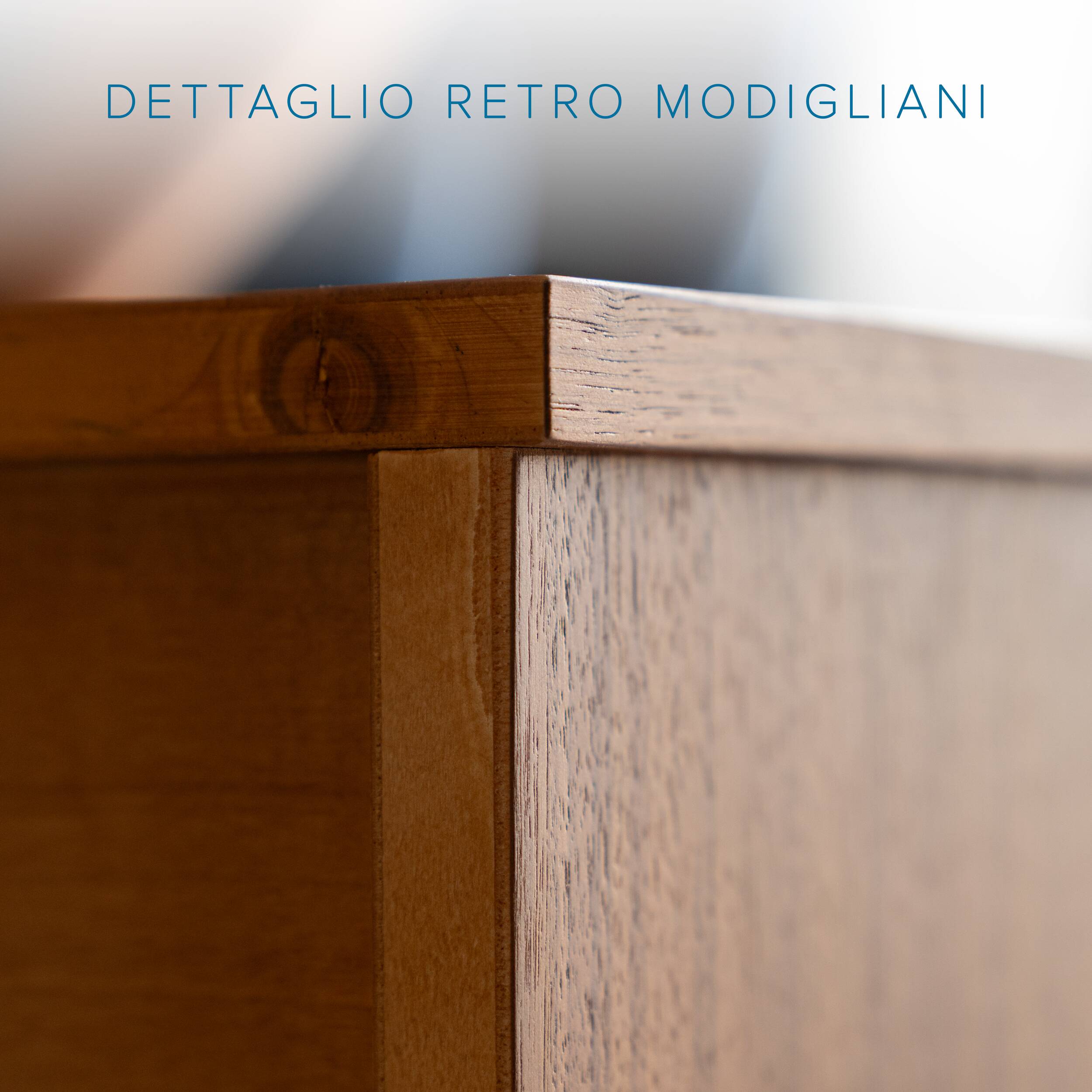 Credenza Grande Moderna Sagomata quattro porte noce con Luce Led Modigliani Piombini