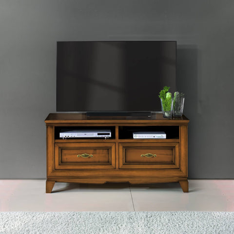 Dettaglio Mobile TV Classico L120 In Legno Collezione Arte d'Este Piombini Mobili Classici Italiani PSCM4 PSCM21
