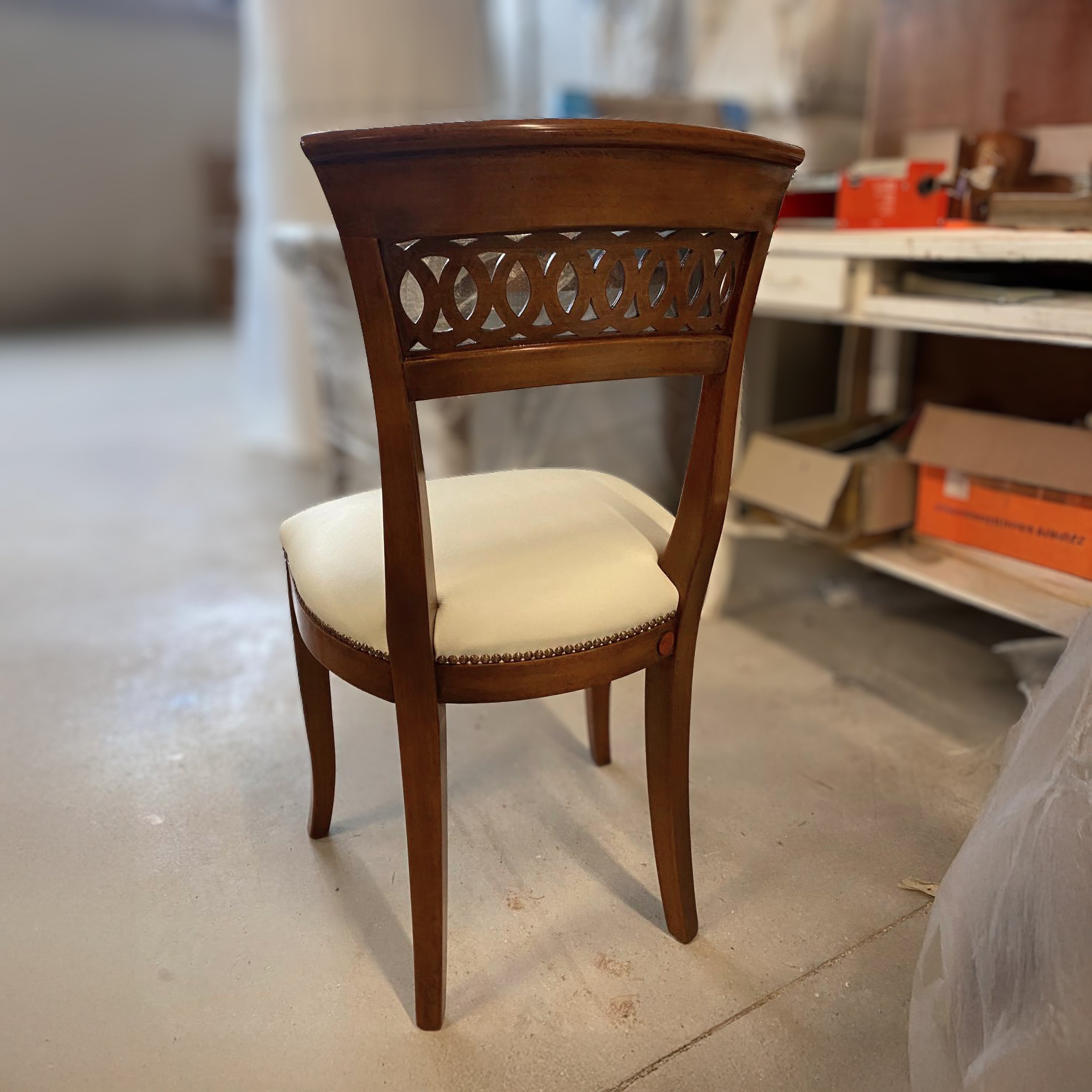 Sedia Classica In tessuto o Vera Pelle Arte Piombini Mobili Classici Italiani RD82