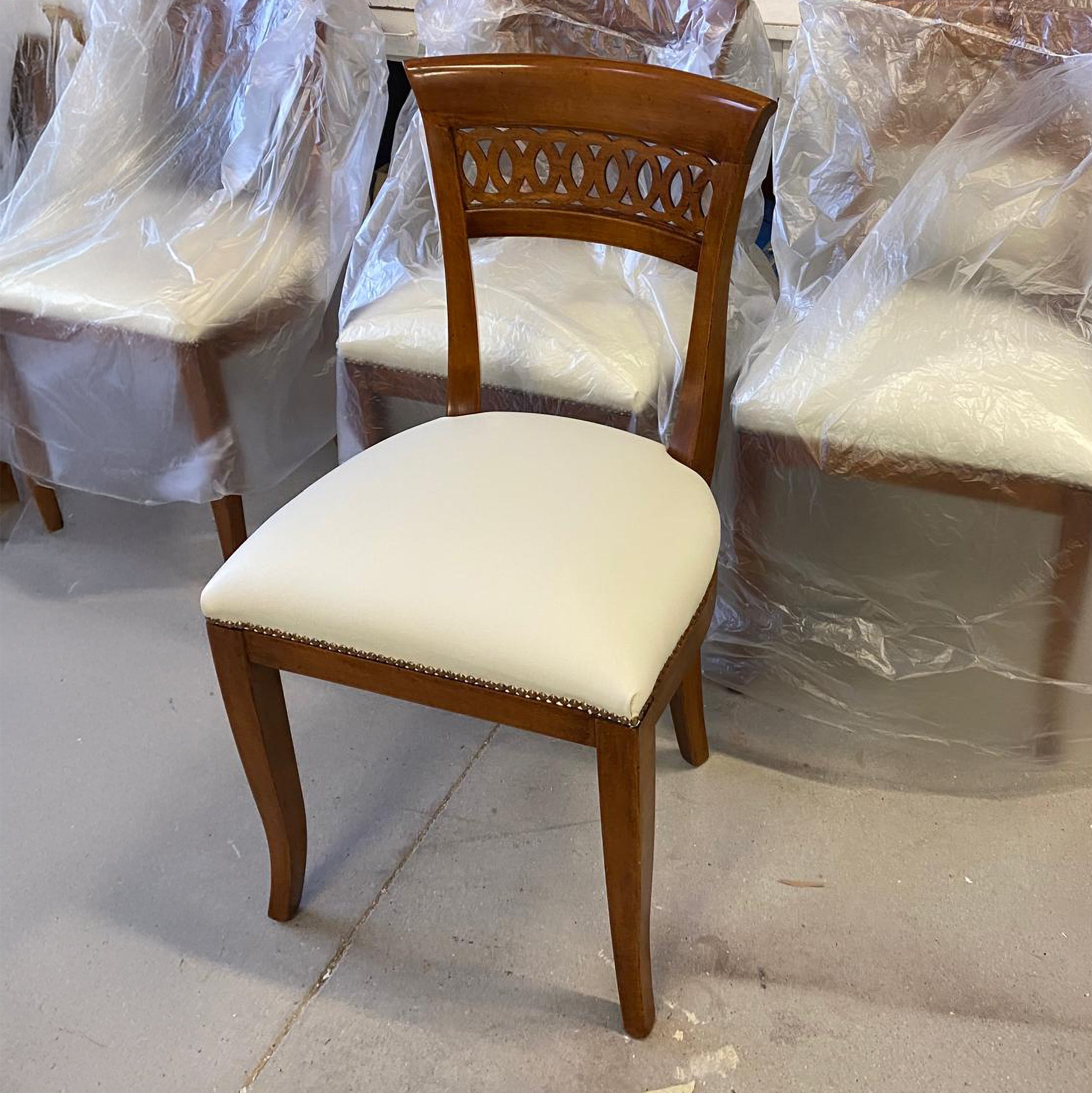 Sedia Classica In tessuto o Vera Pelle Arte Piombini Mobili Classici Italiani RD82