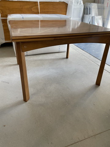 Table carrée classique 120X120 extensible en parquet en cerisier collection Arte Edizione Piombini