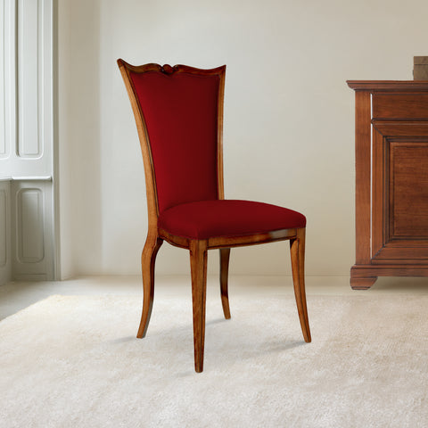 Sedia Isabella in Pelle Siviglia Top Rubino
La variante rubino veste Isabella di una tonalità intensa e vibrante, per chi desidera una presenza scenica ricca di personalità e fascino.