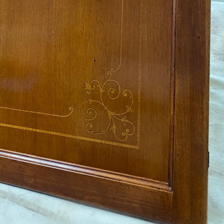 Sala da Pranzo Completa Tiziano con Tavolo Allungabile Intarsiato e Sedie